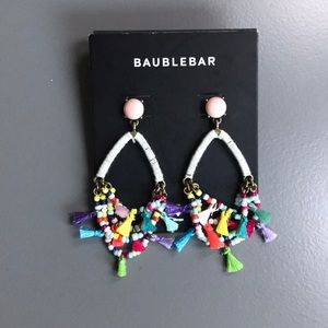 Baublebar Multi-tassel Hoop Earrings
